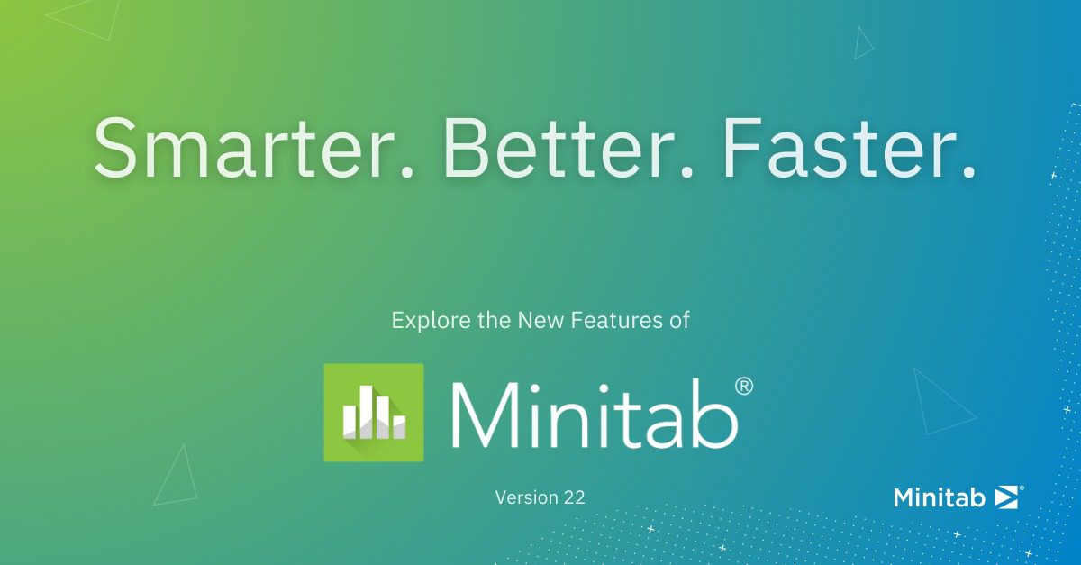 Minitab Statistical Software For Windows v22.3 Data Analysis, Statistical & Process Improvement Tools