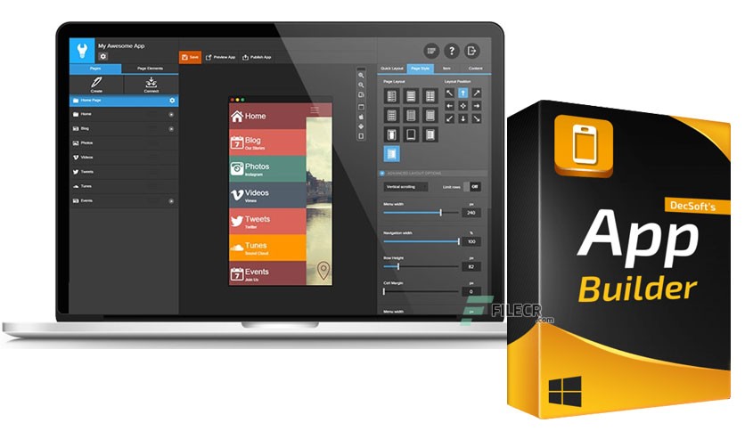 DecSoft App Builder 2025 For Windows v2025.8 Advanced Apps Builder For Web Browser Software App Builder 2025 Full Version