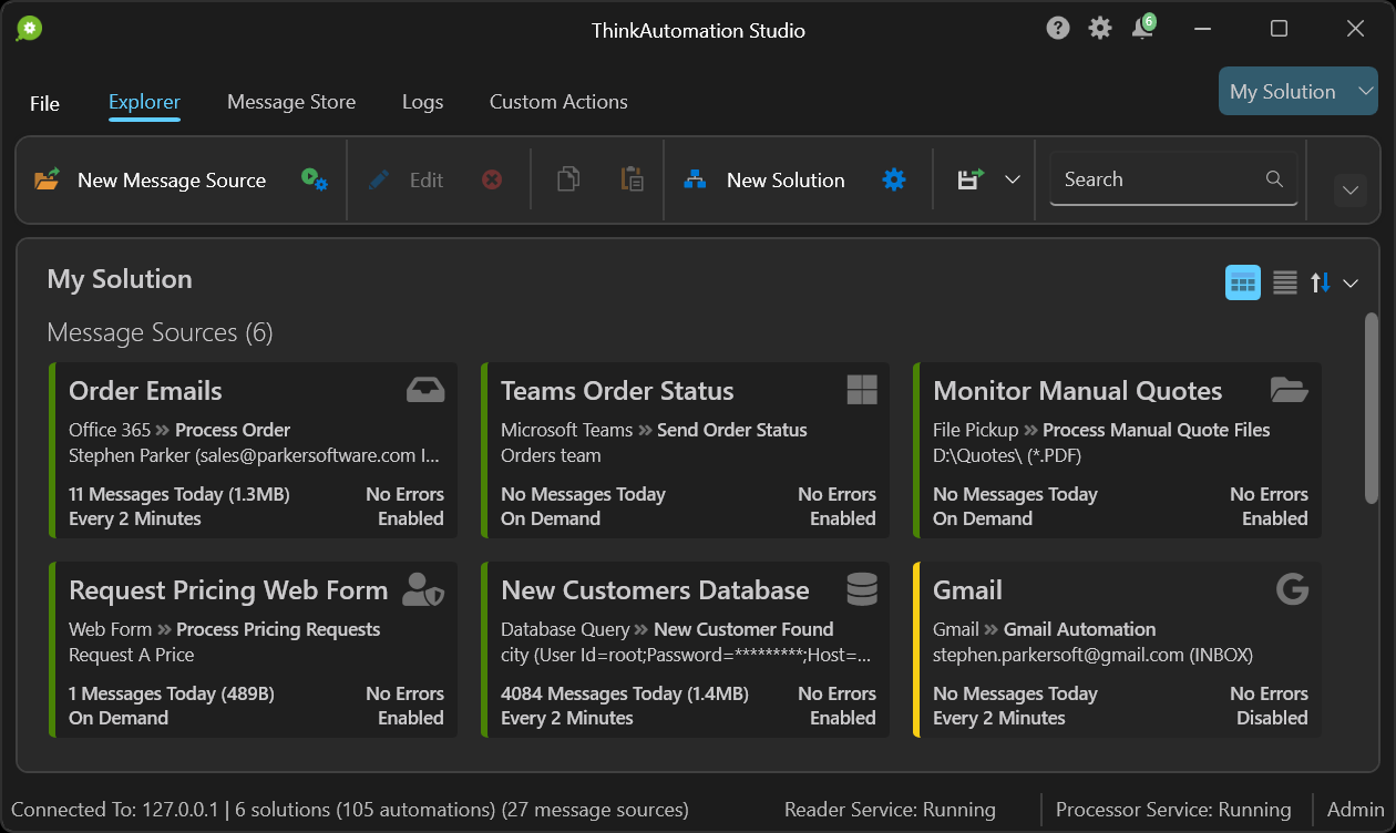 ThinkAutomation Studio Professional For Windows