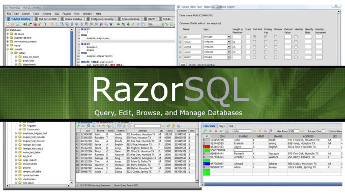 RazorSQL Software For Windows